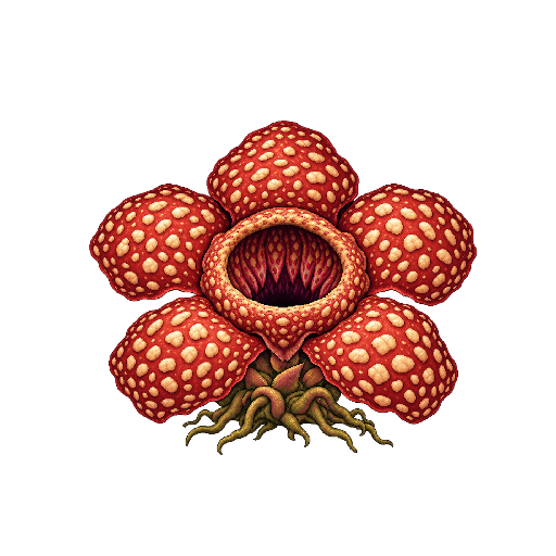 王道ファンタジーの敵キャラ「腐臭花」の立ち絵イラスト