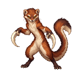 王道ファンタジーの敵キャラ「鎌鼬」の立ち絵イラスト
