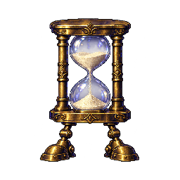 王道ファンタジーの敵キャラ「砂時計の歩哨」の立ち絵イラスト