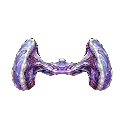 SF・機械・宇宙生物の敵キャラ「横踵の漂歩種」の立ち絵イラスト
