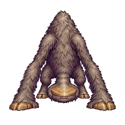 終末・バイオ変異の敵キャラ「低眉の跡追い獣」の立ち絵イラスト