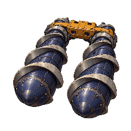 SF・機械・宇宙生物の敵キャラ「双錐の掘削機」の立ち絵イラスト