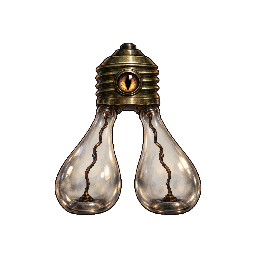 現代ホラー・怪異の敵キャラ「割れ電球の踏み歩き」の立ち絵イラスト