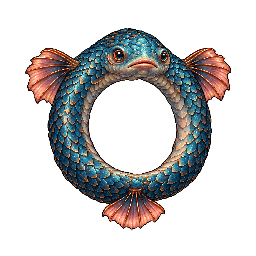 終末・バイオ変異の敵キャラ「輪胴の泥浮き」の立ち絵イラスト