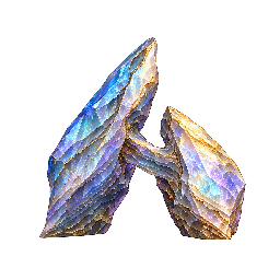 SF・機械・宇宙生物の敵キャラ「剪断床の結晶歩き」の立ち絵イラスト