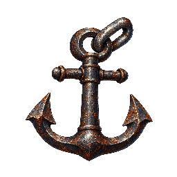 王道ファンタジーの敵キャラ「鎖輪の錨」の立ち絵イラスト