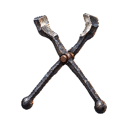 王道ファンタジーの敵キャラ「鍛冶顎の火ばさみ」の立ち絵イラスト