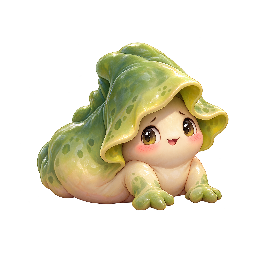 かわいい・コミカルの敵キャラ「はずかしがりのくるまり」の立ち絵イラスト