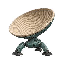SF・機械・宇宙生物の敵キャラ「低皿の信号リスナ」の立ち絵イラスト