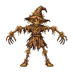 スケアクロウの敵キャラ立ち絵イラスト(王道ファンタジー)