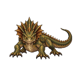 バジリスクの敵キャラ立ち絵イラスト（王道ファンタジー）