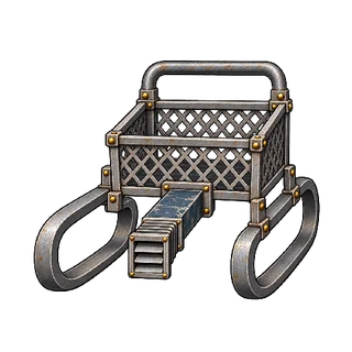 現代ホラー・怪異の敵キャラ「蛇腹口の手押し車」の立ち絵イラスト