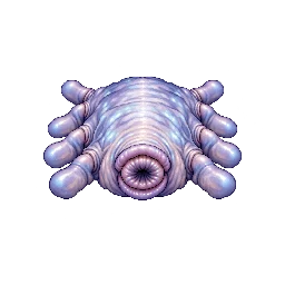 SF・機械・宇宙生物の敵キャラ「八抱の真空虫」の立ち絵イラスト