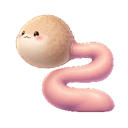 かわいい・コミカルの敵キャラ「おりしっぽのペコロン」の立ち絵イラスト