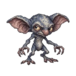 王道ファンタジーの敵キャラ「グレムリン」の立ち絵イラスト
