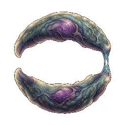 クトゥルフ神話風の敵キャラ「節間の空」の立ち絵イラスト