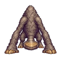 終末・バイオ変異の敵キャラ「低眉の跡追い獣」の立ち絵イラスト
