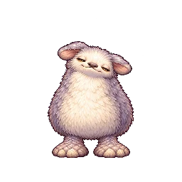かわいい・コミカルの敵キャラ「まくら耳のねぼすけ」の立ち絵イラスト