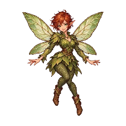 王道ファンタジーの敵キャラ「ピクシー」の立ち絵イラスト