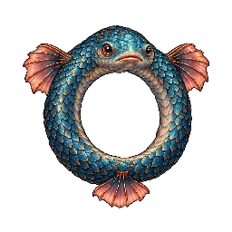 終末・バイオ変異の敵キャラ「輪胴の泥浮き」の立ち絵イラスト