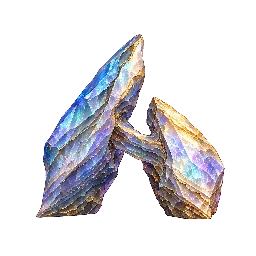 SF・機械・宇宙生物の敵キャラ「剪断床の結晶歩き」の立ち絵イラスト