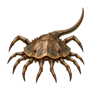 王道ファンタジーの敵キャラ「尾剣カブトガニ」の立ち絵イラスト