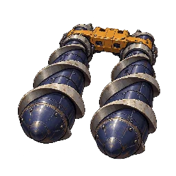 SF・機械・宇宙生物の敵キャラ「双錐の掘削機」の立ち絵イラスト