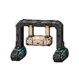 SF・機械・宇宙生物の敵キャラ「吊下カセットキャリア」の立ち絵イラスト