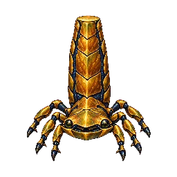 終末・バイオ変異の敵キャラ「直立の穀虫」の立ち絵イラスト